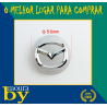 Mazda 4 Centros de Jante 55mm Cinza Silver / Prata Relevo