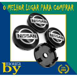 4 Centros de Jante rodas Nissan 60mm 60 mm