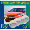 4 Centros de Jante rodas Opel 56mm 56 mm