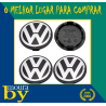 4 Centros Jante VW Volkswagen 66mm
