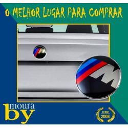 Emblema BMW M 74mm Traseiro...