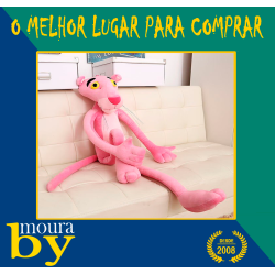 Pantera Cor de Rosa boneco Peluche da famosa serie Tv 40cm