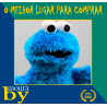 Peluche Cookie Monster o mostro das bolachas Rua Sésamo
