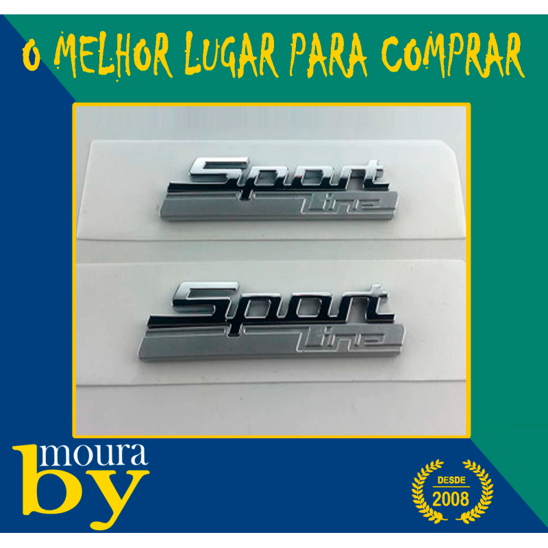 2 Emblemas BMW Sport Line Linha desportiva