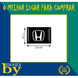 5 Emblemas de comando painel Botão Radio retrovisõres Honda