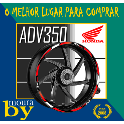 Adesivo Honda Adv350 reflexivo Reflector 3D adv350 adv 350