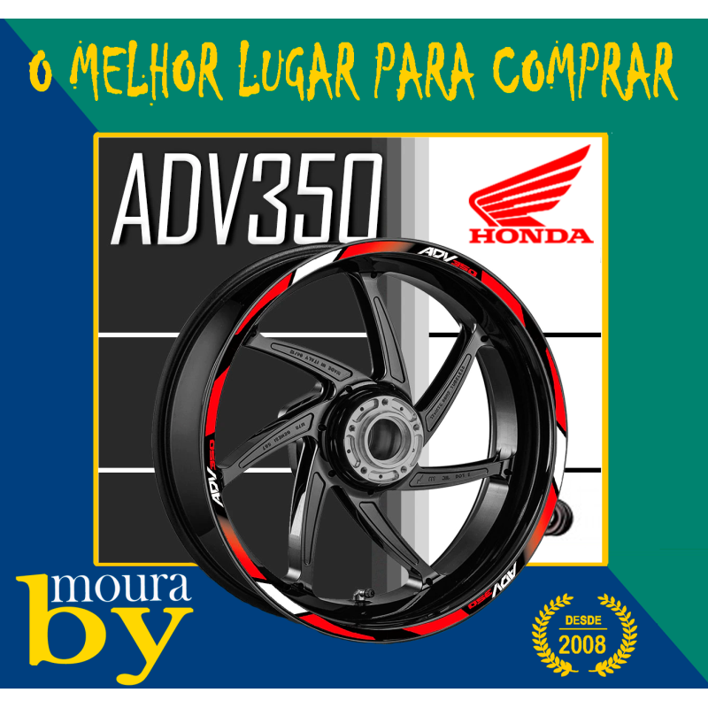 Adesivo Honda Adv350 reflexivo Reflector 3D adv350 adv 350