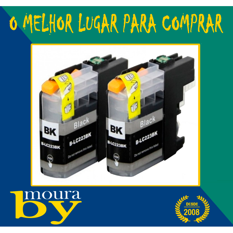 LC221 LC223 - 2 Tinteiros Compativeis Brother LC221 LC223 LC-221