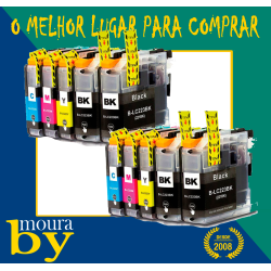 LC221 LC223 - 10 Tinteiros Compativeis Brother LC221 LC223 LC-221