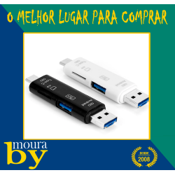 Micro USB 3.1 Tipo C Leitor...