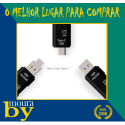 Micro USB 3.1 Tipo C Leitor de Cartão TF USB OTG Samsung