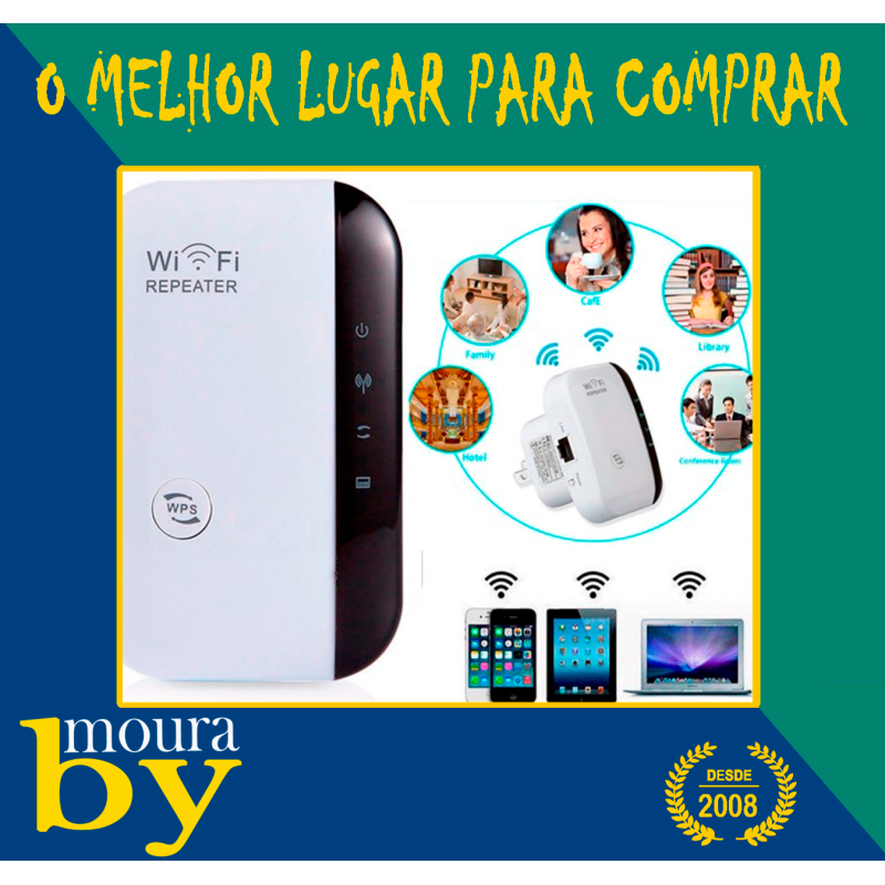 Repetidor Amplificador Wifi N-Router 300mbps Acess Point