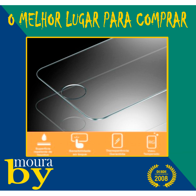 iPhone 7 Pelicula em vidro temperado proteção de ecrã Resistente