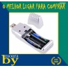 Carregador de pilhas USB Baterias NICD/NIMH 2xAA/AAA 200mA
