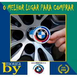 BMW M 50 Anos Emblema 4 Centros 68mm 68 mm Série 3,4, 5,6, X