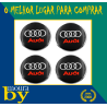 4 Centros Jante Emblema Audi A3 A4 A6 56mm 56 mm