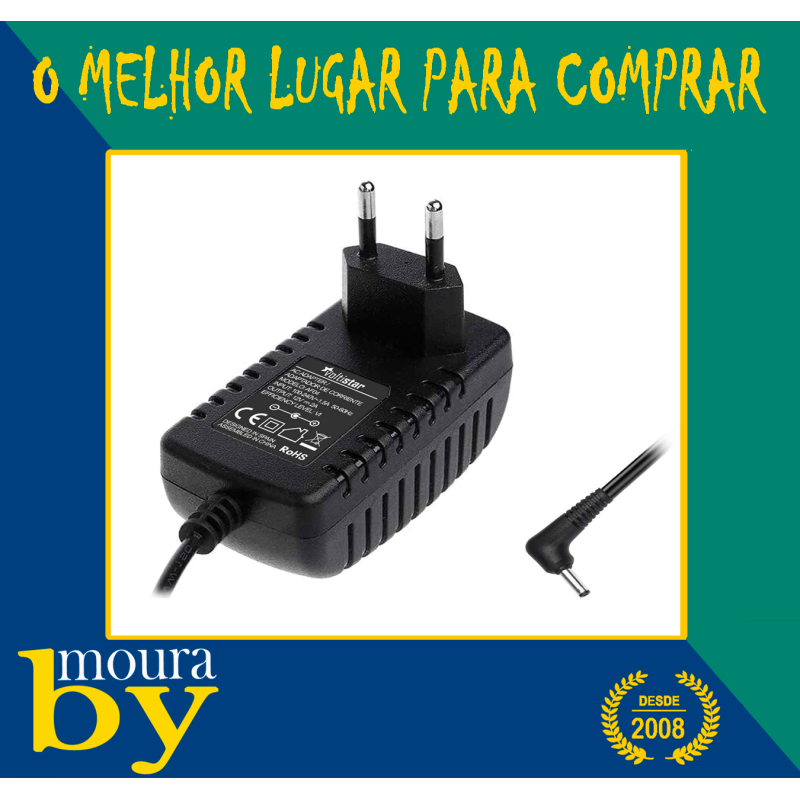 Carregador 19V Insys GW1-W149 E-Escolas 40W 19V 2.1A 3.5x1.35mm