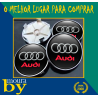 4 Centros Jante Emblema Audi 68mm 68 mm