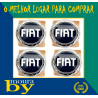 4 Centros Jante Emblema Fiat 56mm 56 mm