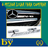 Emblema Frontal Símbolo Autocolante Mercedes AMG Relevo 3D